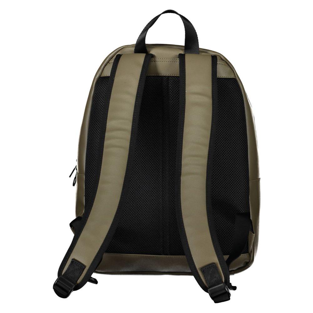 Tommy Hilfiger Elegant Green Laptop Backpack with Logo Detail Tommy Hilfiger