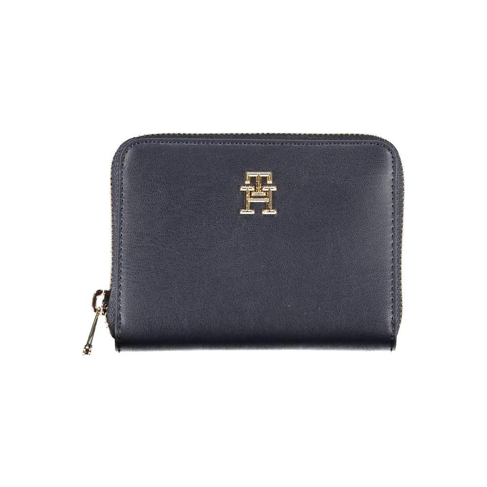 Tommy Hilfiger Elegant Blue Polyethylene Wallet for Women Tommy Hilfiger