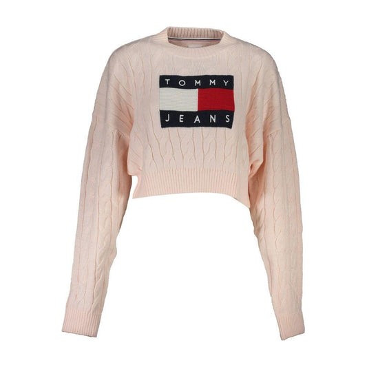 Tommy Hilfiger Pink Polyester Women Sweater Tommy Hilfiger