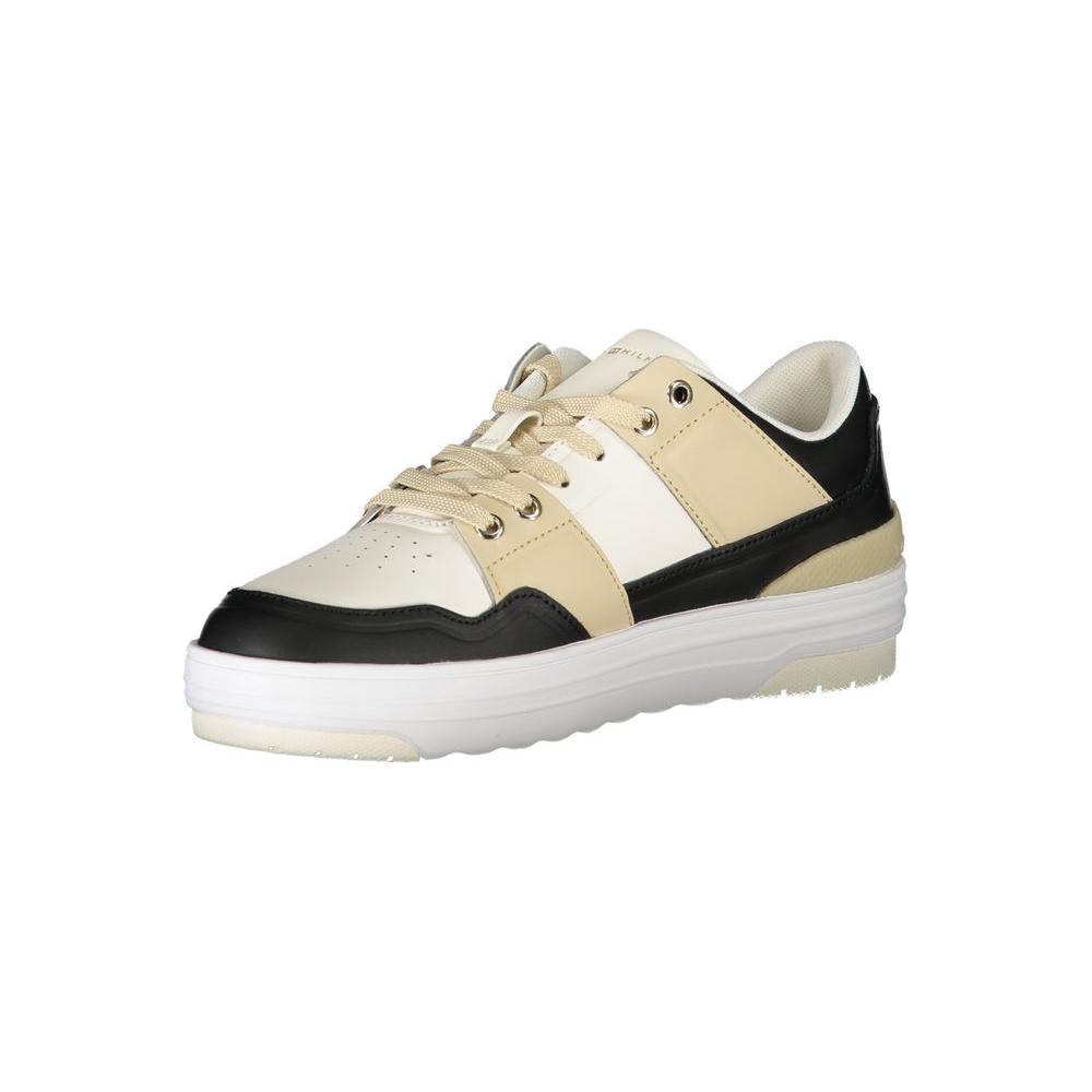 Tommy Hilfiger Elegant Lace-up Sneakers with Contrast Details Tommy Hilfiger