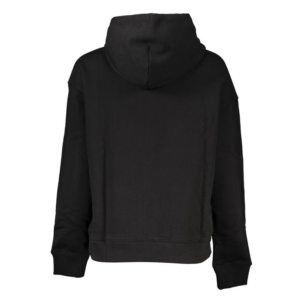 Tommy Hilfiger Sleek Black Hooded Sweatshirt Tommy Hilfiger