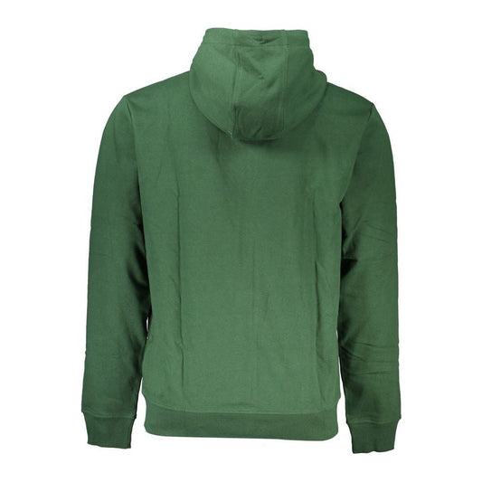 Tommy Hilfiger Chic Green Hooded Zip Sweater Tommy Hilfiger