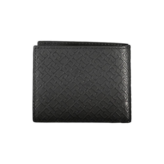 Tommy Hilfiger Elegant Leather Double Card Wallet with Contrast Details Tommy Hilfiger