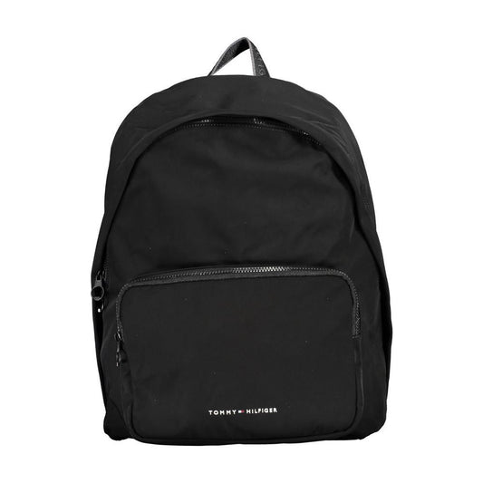 Tommy Hilfiger Chic Urban Black Backpack with Laptop Compartment Tommy Hilfiger