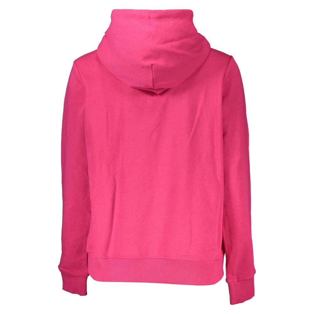 Tommy Hilfiger Chic Pink Hooded Sweatshirt with Logo Detail Tommy Hilfiger