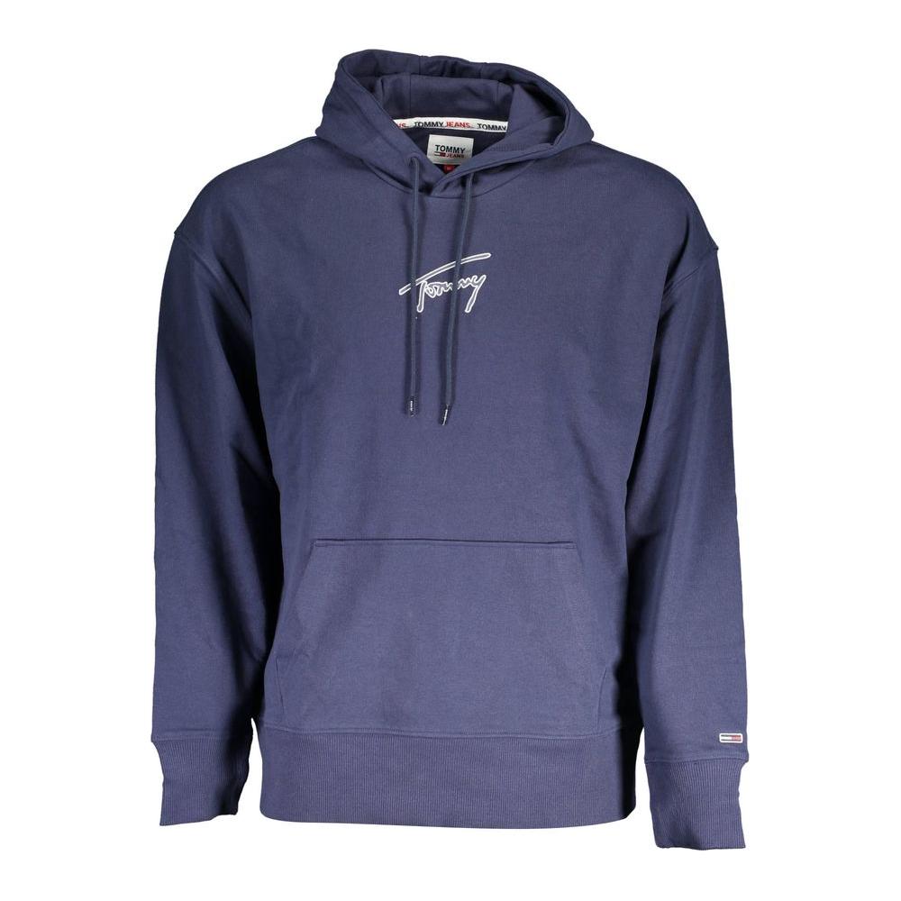 Tommy Hilfiger Chic Blue Embroidered Hoodie Tommy Hilfiger