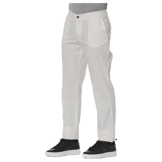 Trussardi Jeans White Cotton Men's Jean Trussardi Jeans