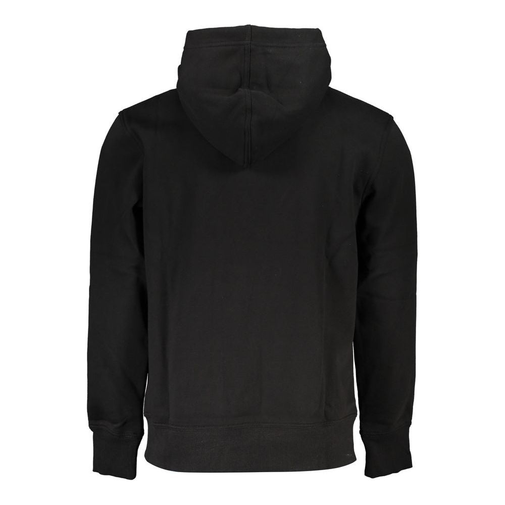 Calvin Klein Chic Black Fleece Hooded Sweatshirt Calvin Klein