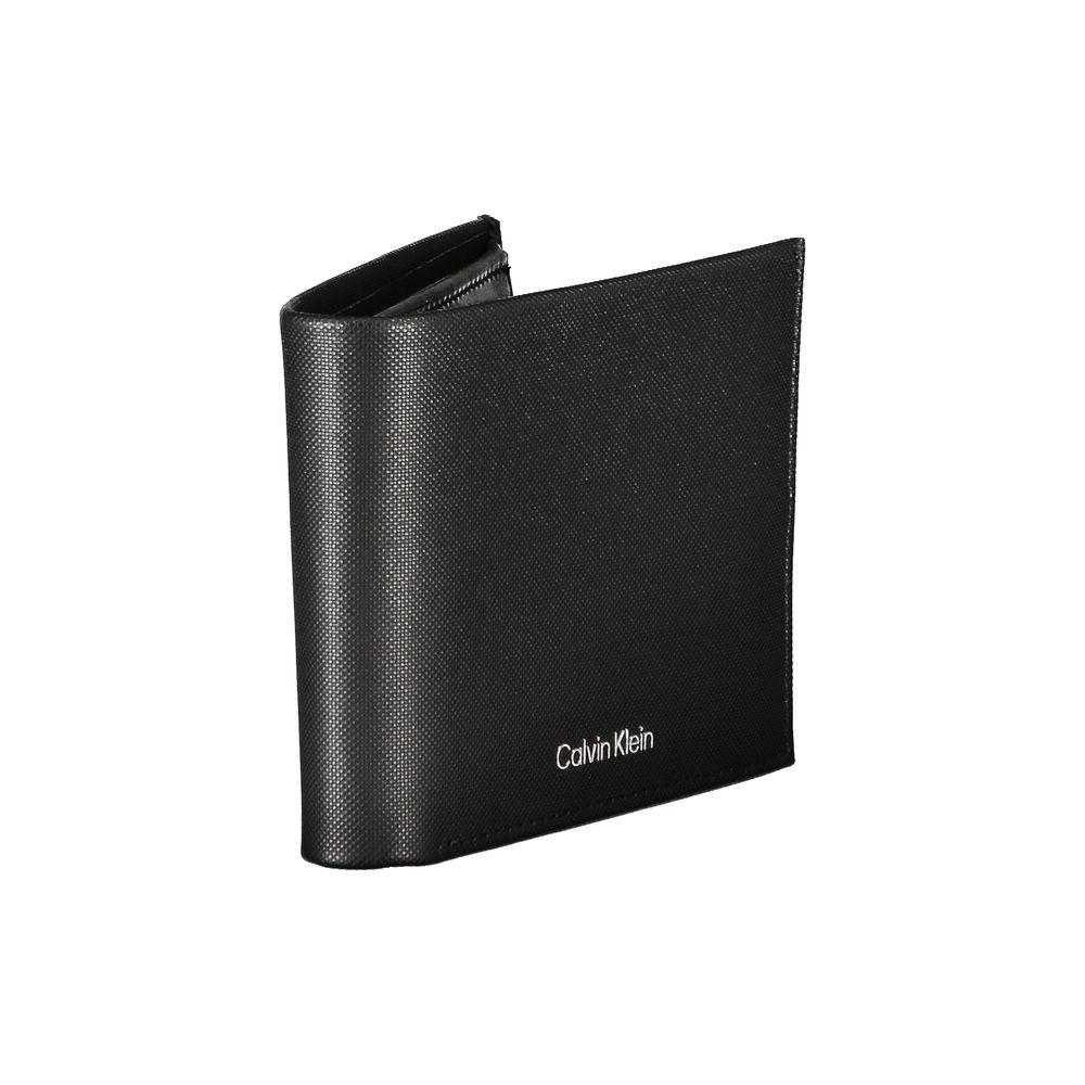 Calvin Klein Elegant Black Leather Wallet with RFID Blocking Calvin Klein