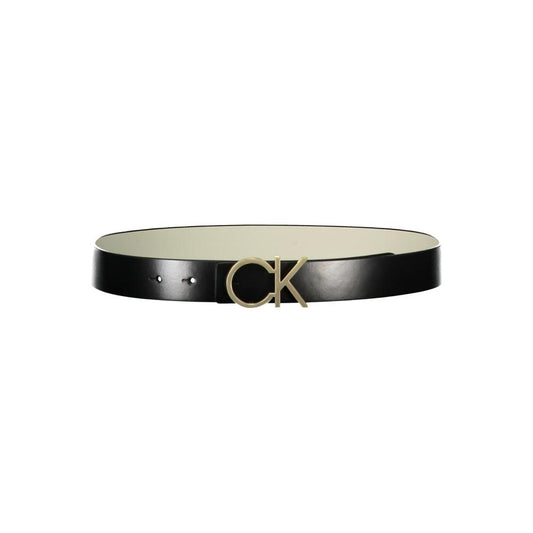 Calvin Klein Reversible Black and White Leather Belt Calvin Klein