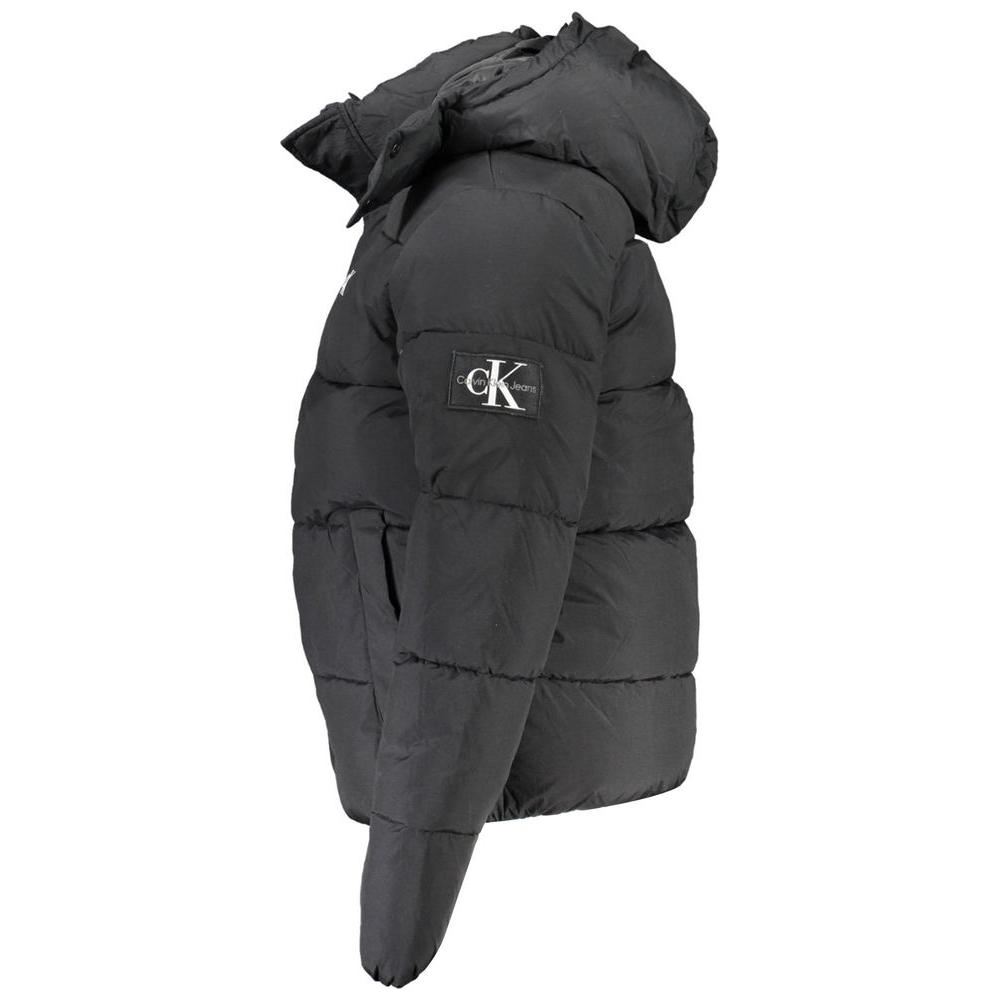 Calvin Klein Sleek Recycled Nylon Jacket with Detachable Hood Calvin Klein