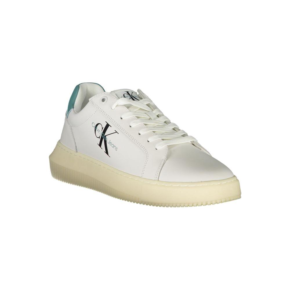 Calvin Klein Sleek White Sneakers with Eco-Conscious Design Calvin Klein