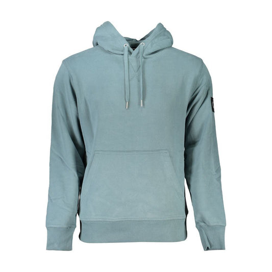 Calvin Klein Chic Green Hooded Cotton Sweatshirt Calvin Klein