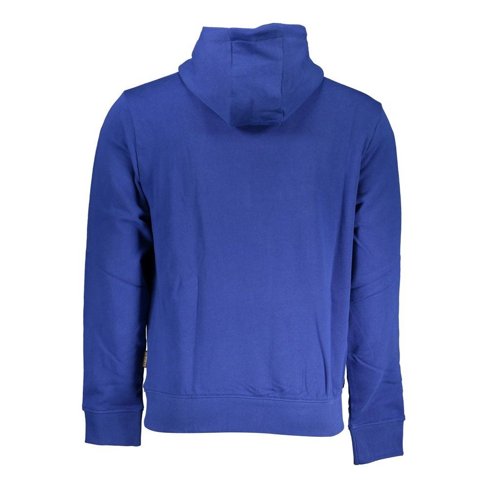 Napapijri Chic Blue Hooded Long Sleeve Sweatshirt Napapijri