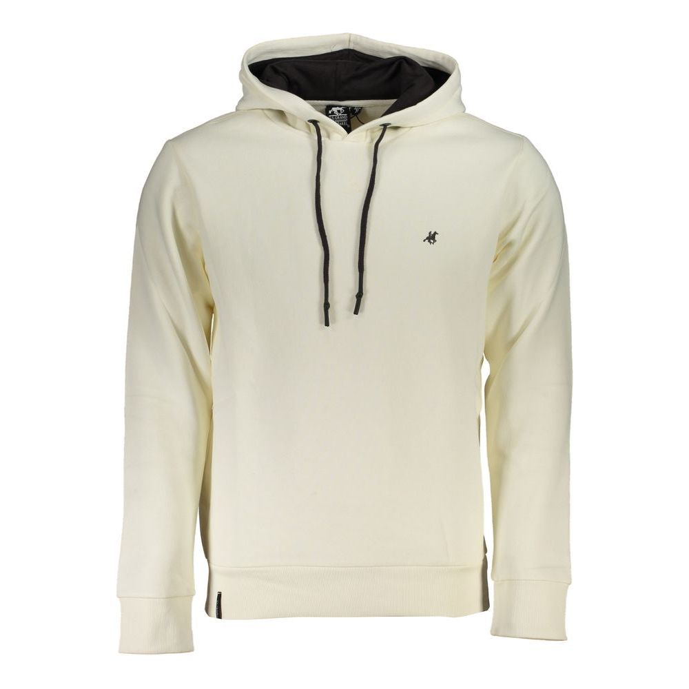 U.S. Grand Polo Elegant Hooded Sweatshirt with Embroidery Details U.S. Grand Polo