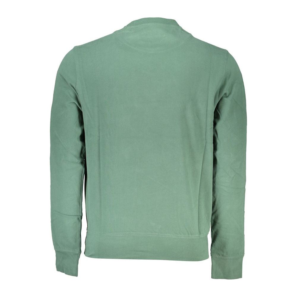 Harmont & Blaine Elegant Emerald Crew Neck Sweater Harmont & Blaine