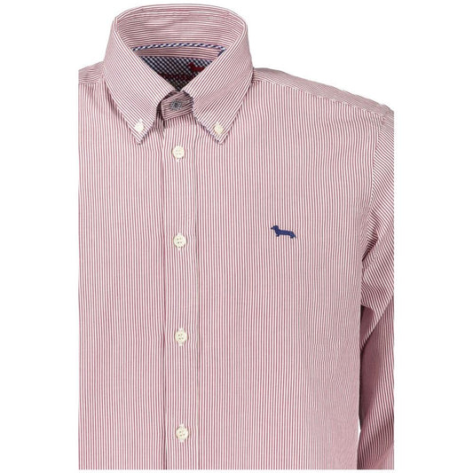 Harmont & Blaine Classic Pink Striped Button-Down Shirt Harmont & Blaine