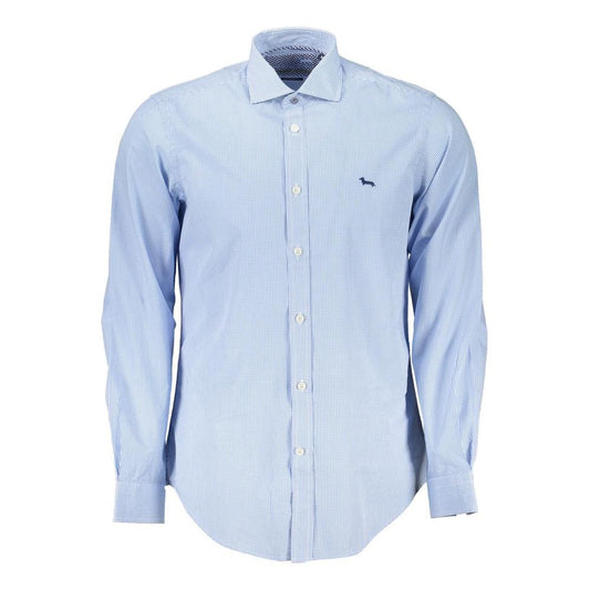 Harmont & Blaine Elegant Light Blue Narrow Fit Shirt Harmont & Blaine