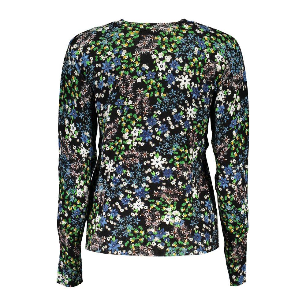 Desigual Elegant Contrast Crew Neck Sweater Desigual