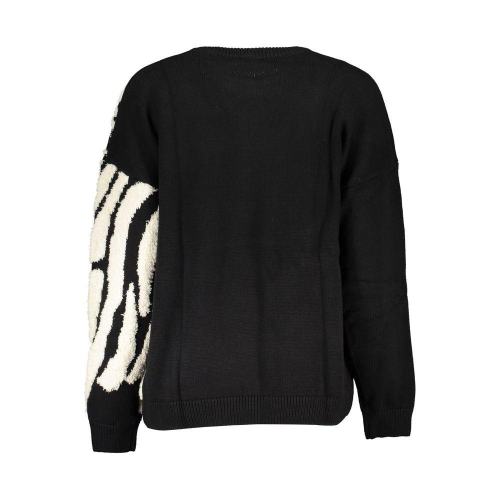 سترة Desigual Chic Contrast Crew Neck