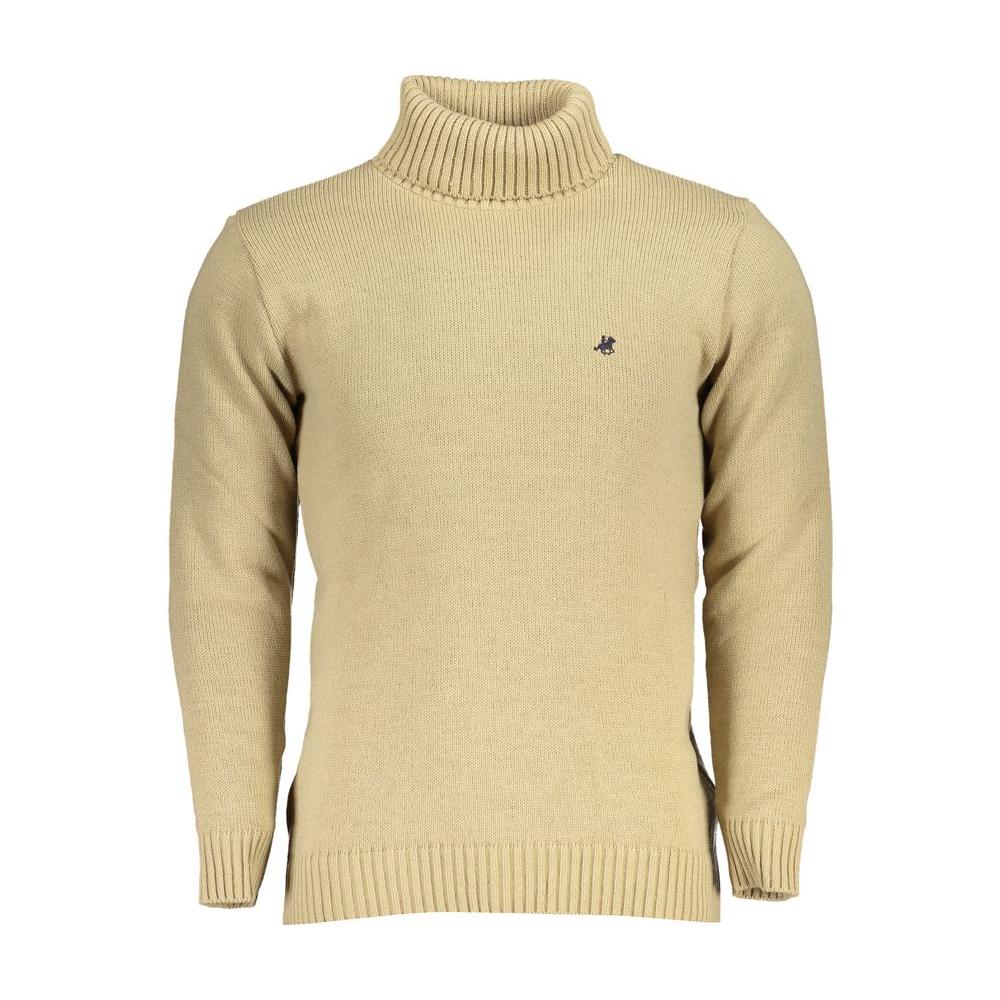 U.S. Grand Polo Chic Turtleneck Sweater with Embroidered Detail U.S. Grand Polo