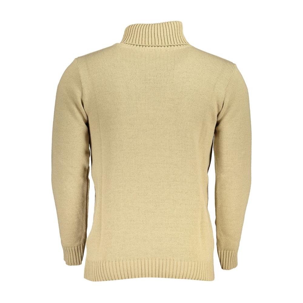 U.S. Grand Polo Chic Turtleneck Sweater with Embroidered Detail U.S. Grand Polo