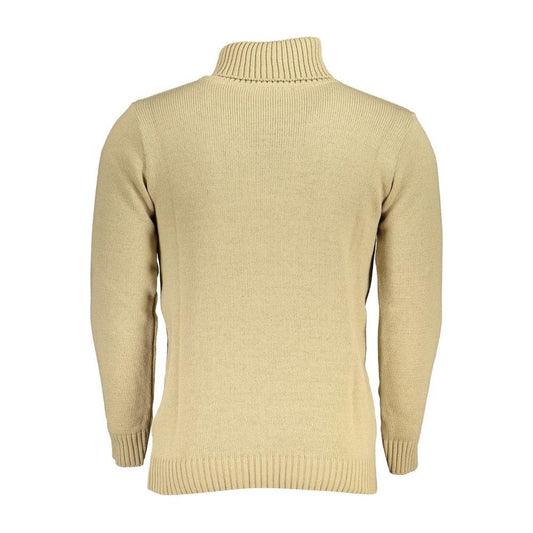 U.S. Grand Polo Chic Turtleneck Sweater with Embroidered Detail U.S. Grand Polo