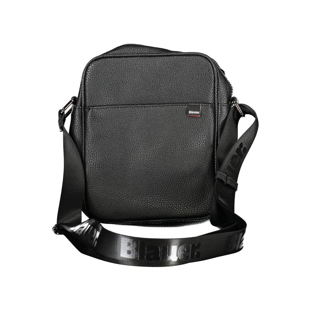 Front view with bag zipped and handles upright.