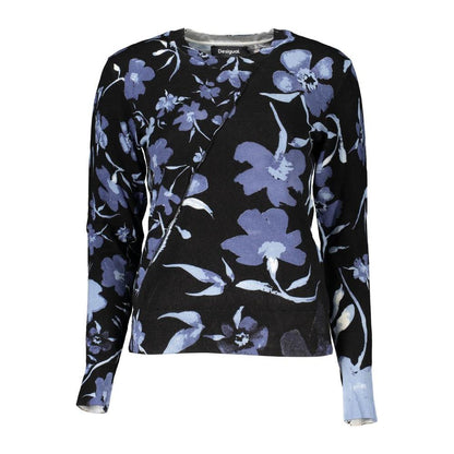 Desigual Chic Contrasting Crew Neck Sweater Desigual