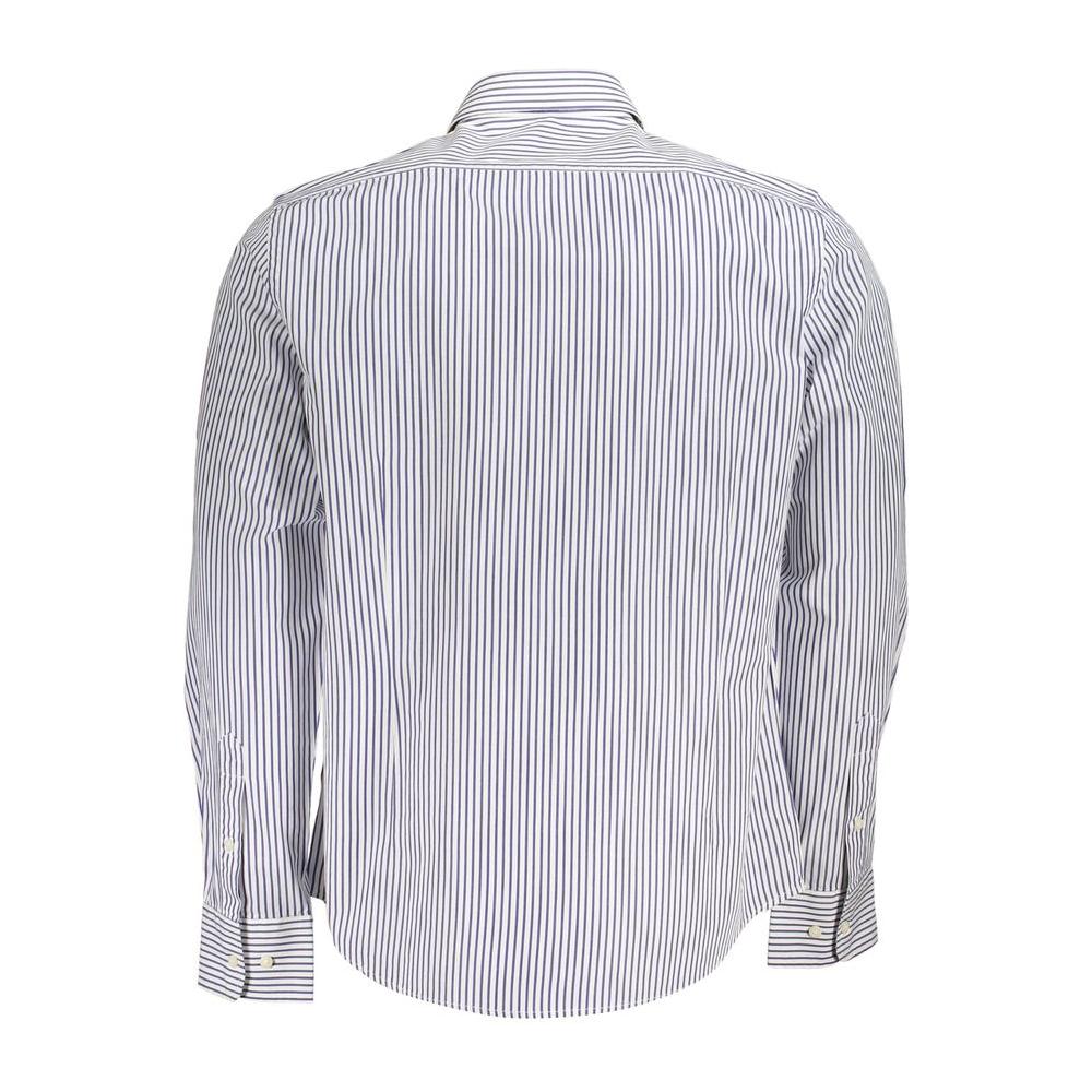 La Martina Elegant Long-Sleeved Striped Shirt for Men La Martina