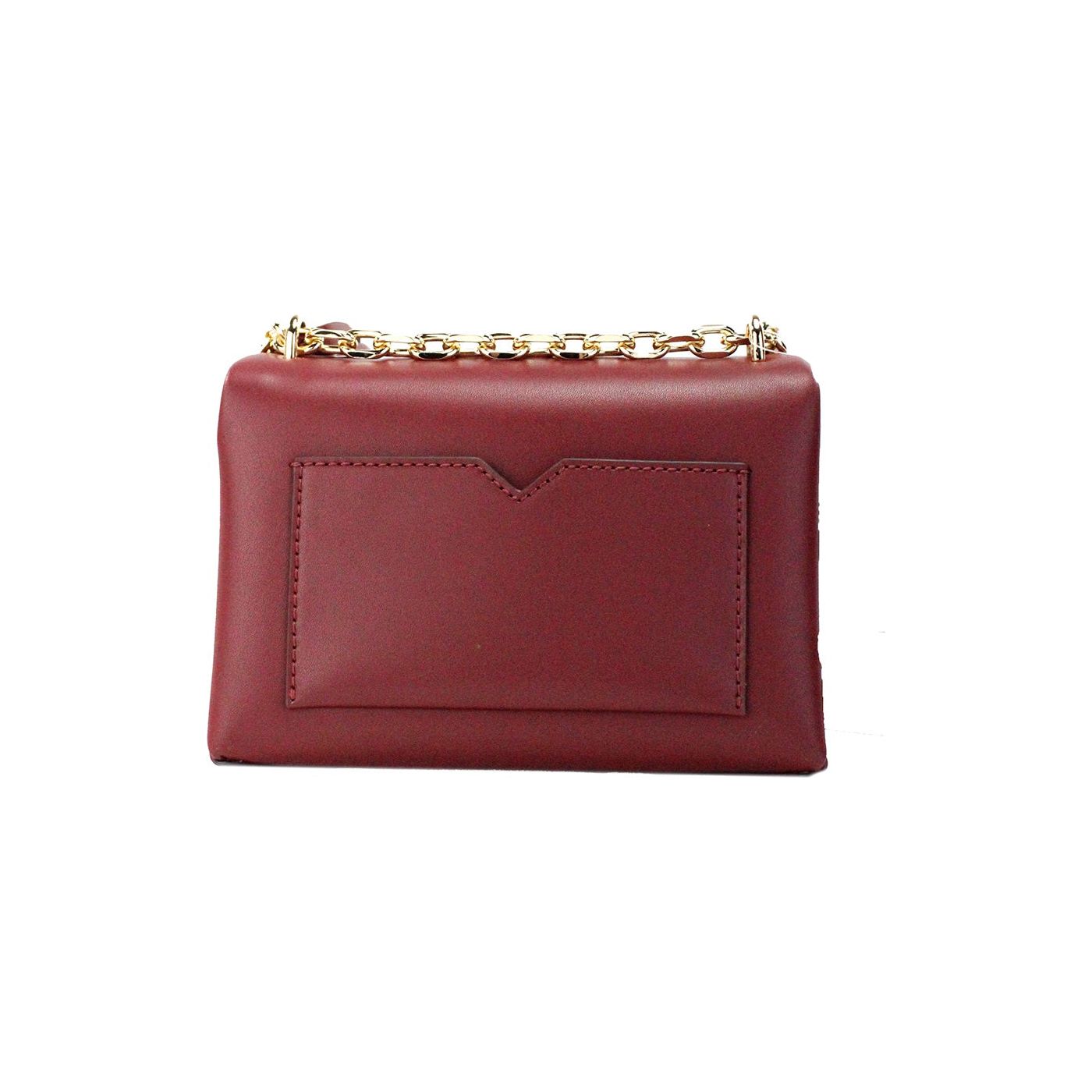 Michael Kors Cece Small Dark Cherry Vegan Leather Convertible Flap Crossbody Bag Michael Kors