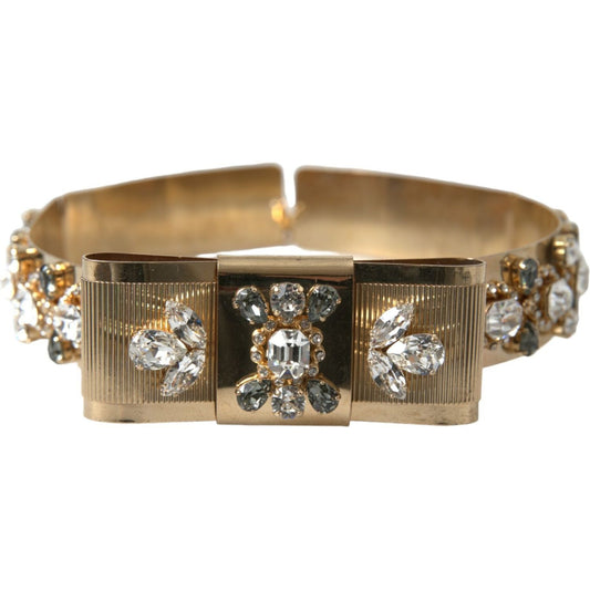 Dolce & Gabbana Gold-Tone Crystal Embellished Waist Belt Dolce & Gabbana