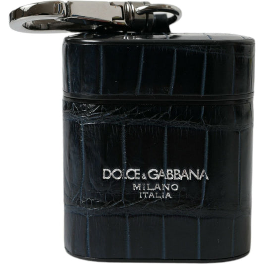 Dolce & Gabbana Chic Crocodile Leather Airpods Case Dolce & Gabbana