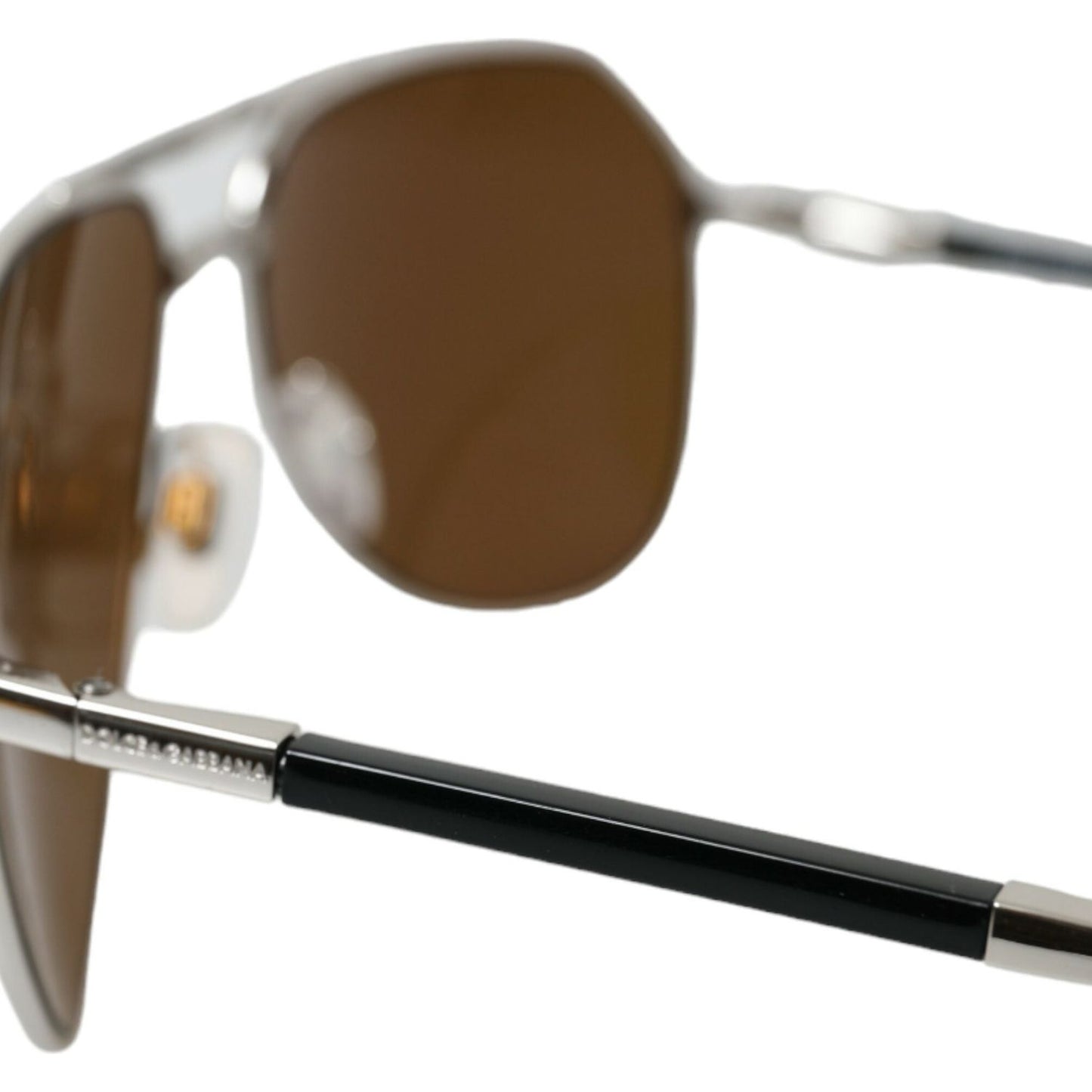 Dolce & Gabbana Sleek Silver Metal Sunglasses for Men Dolce & Gabbana