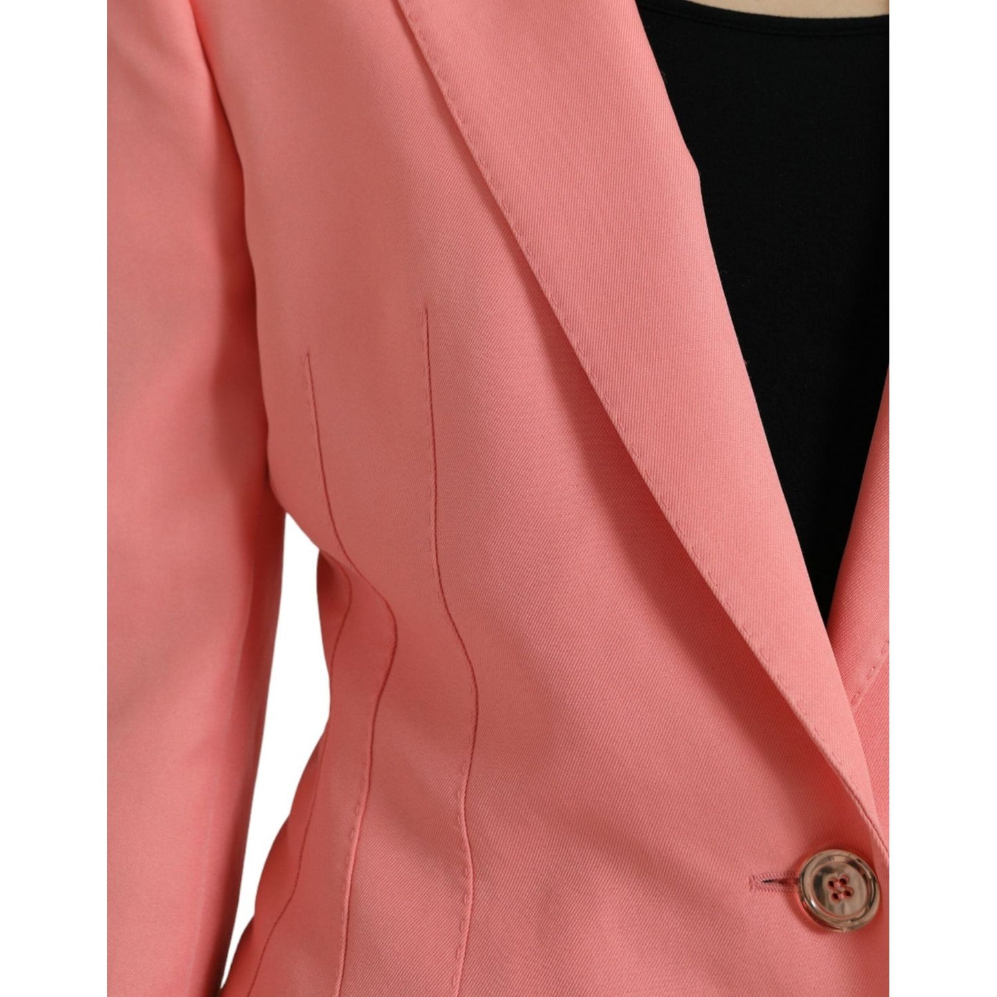 Dolce & Gabbana Chic Pink Peak Lapel Blazer Dolce & Gabbana