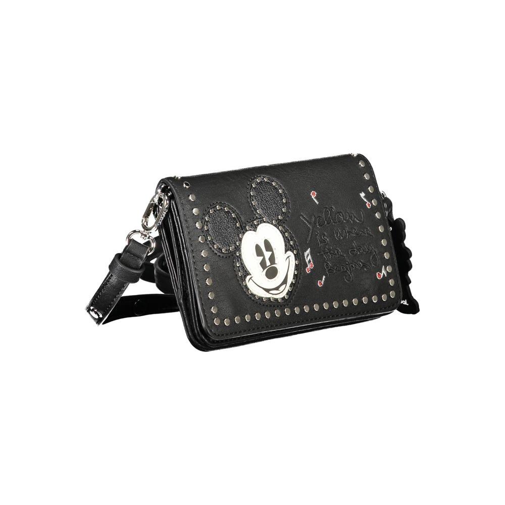 Desigual Black Polyethylene Wallet Desigual