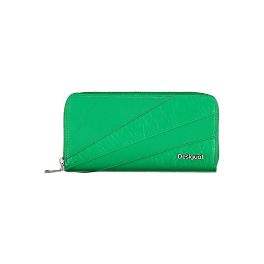 Desigual Green Polyethylene Wallet Desigual