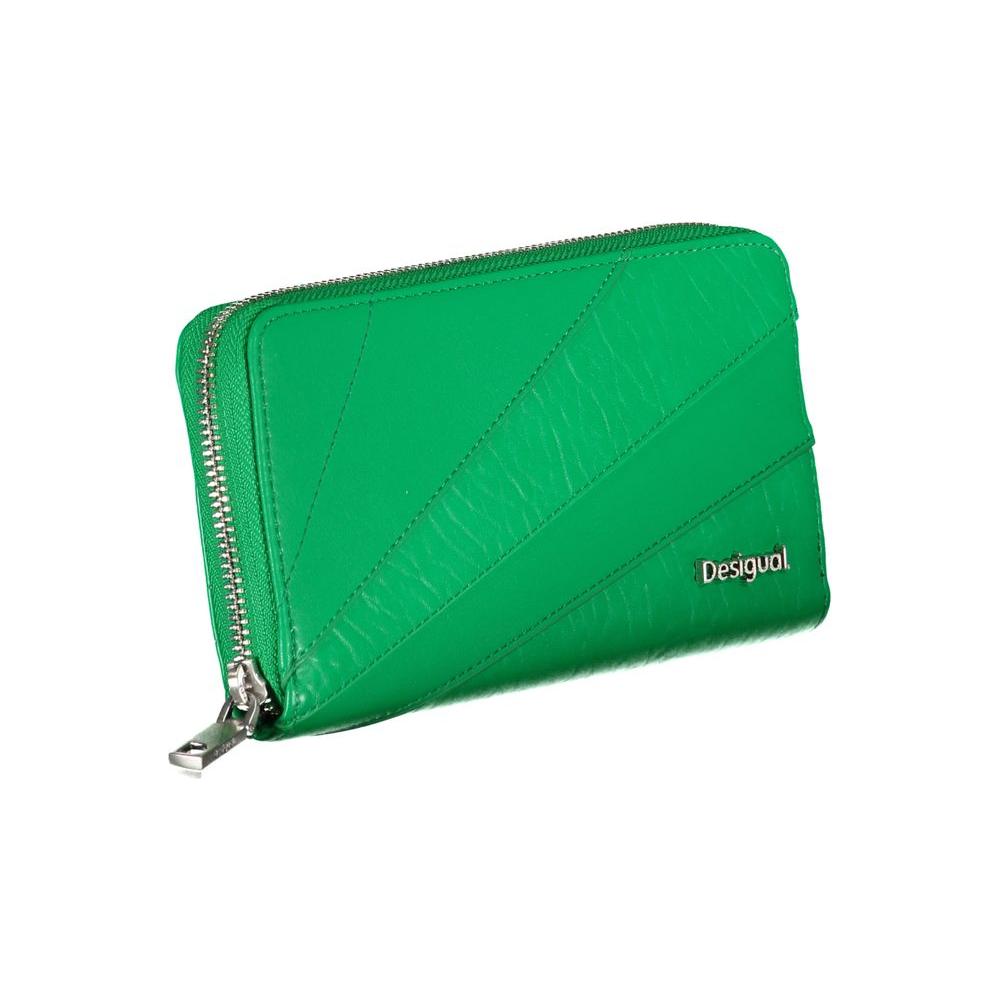 Desigual Green Polyethylene Wallet Desigual