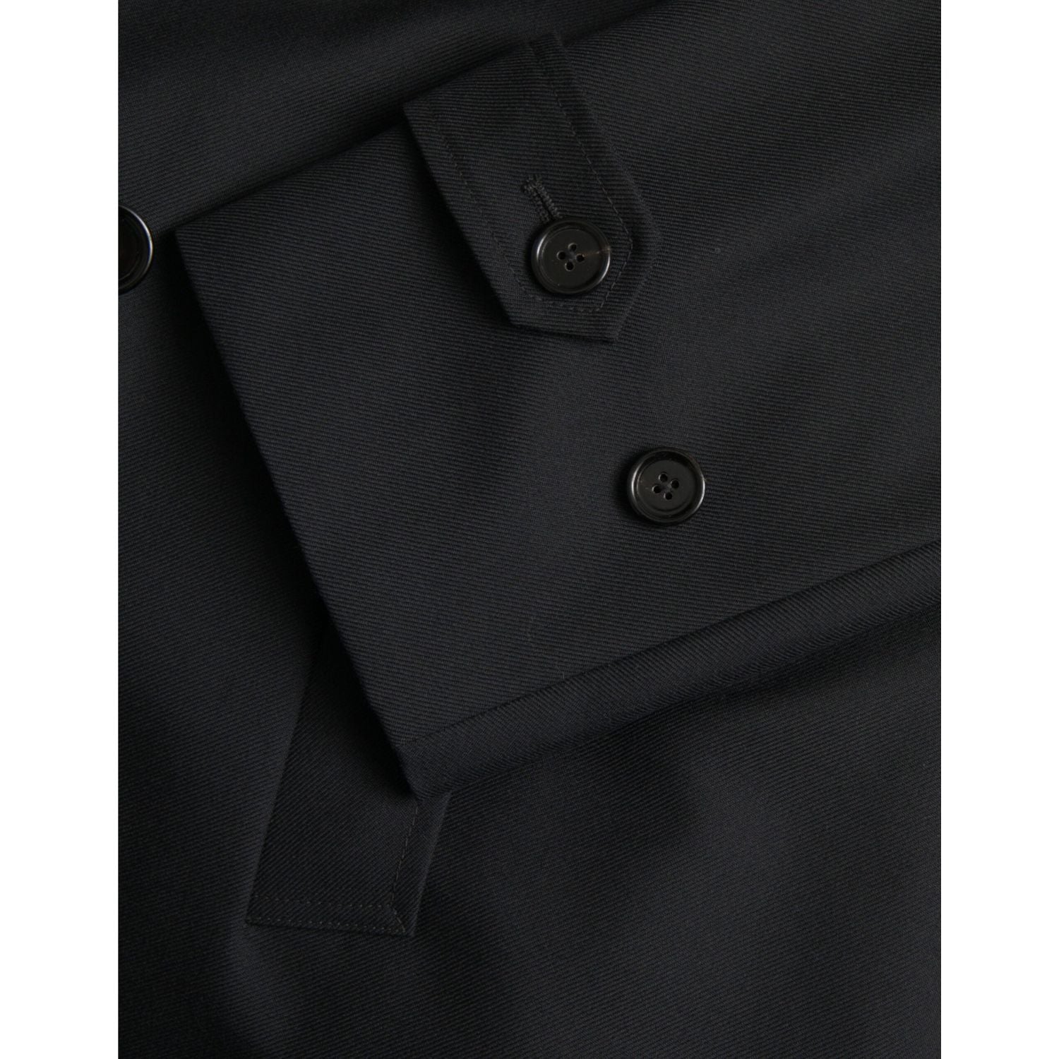 Dolce & Gabbana Black Double Breasted Trench Coat Jacket