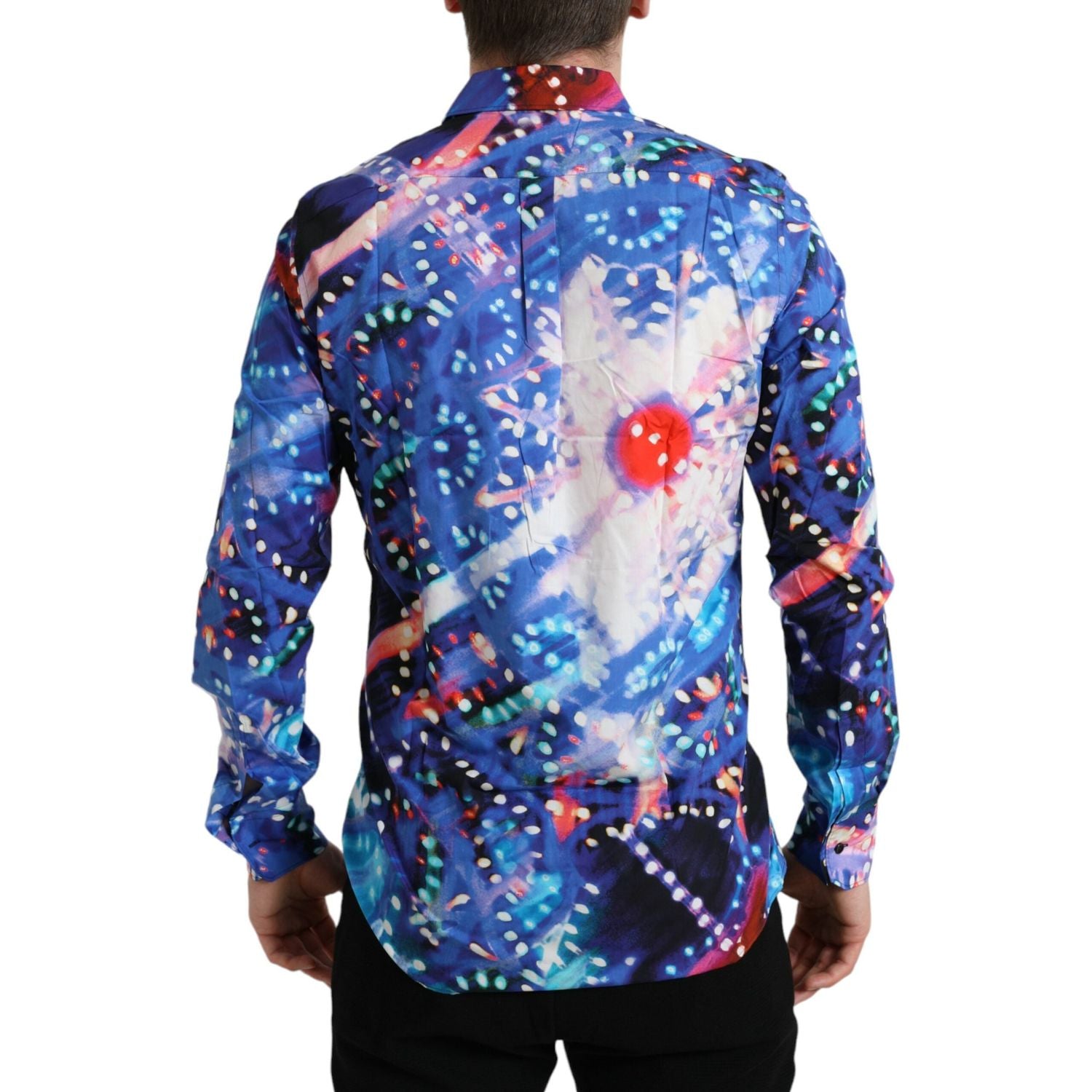 Dolce & Gabbana Multicolor Luminarie Slim MARTINI Shirt