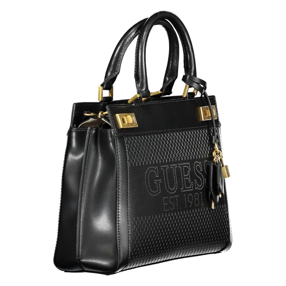 Guess Jeans Black Polyethylene Handbag Guess Jeans