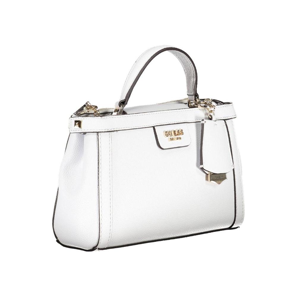 Guess Jeans White Polyethylene Handbag Guess Jeans