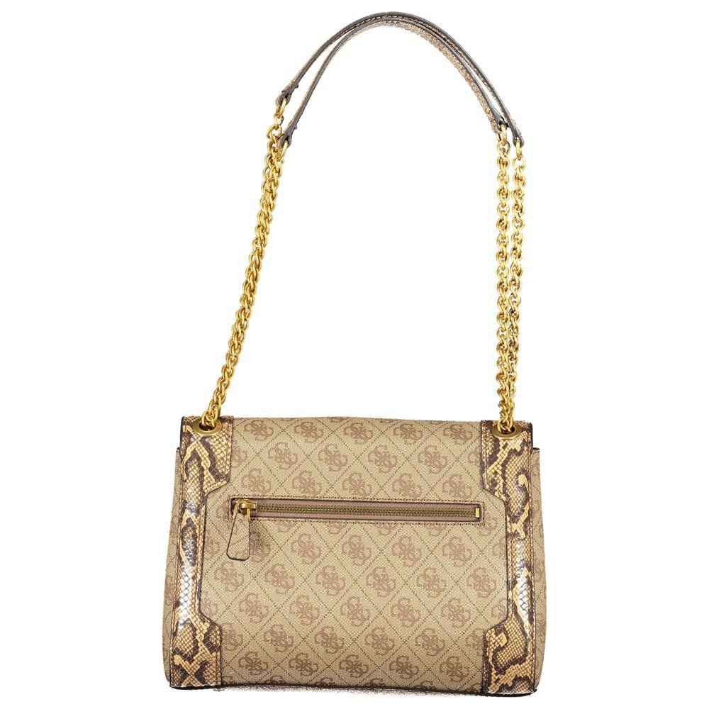 Guess Jeans Beige Polyethylene Handbag Guess Jeans