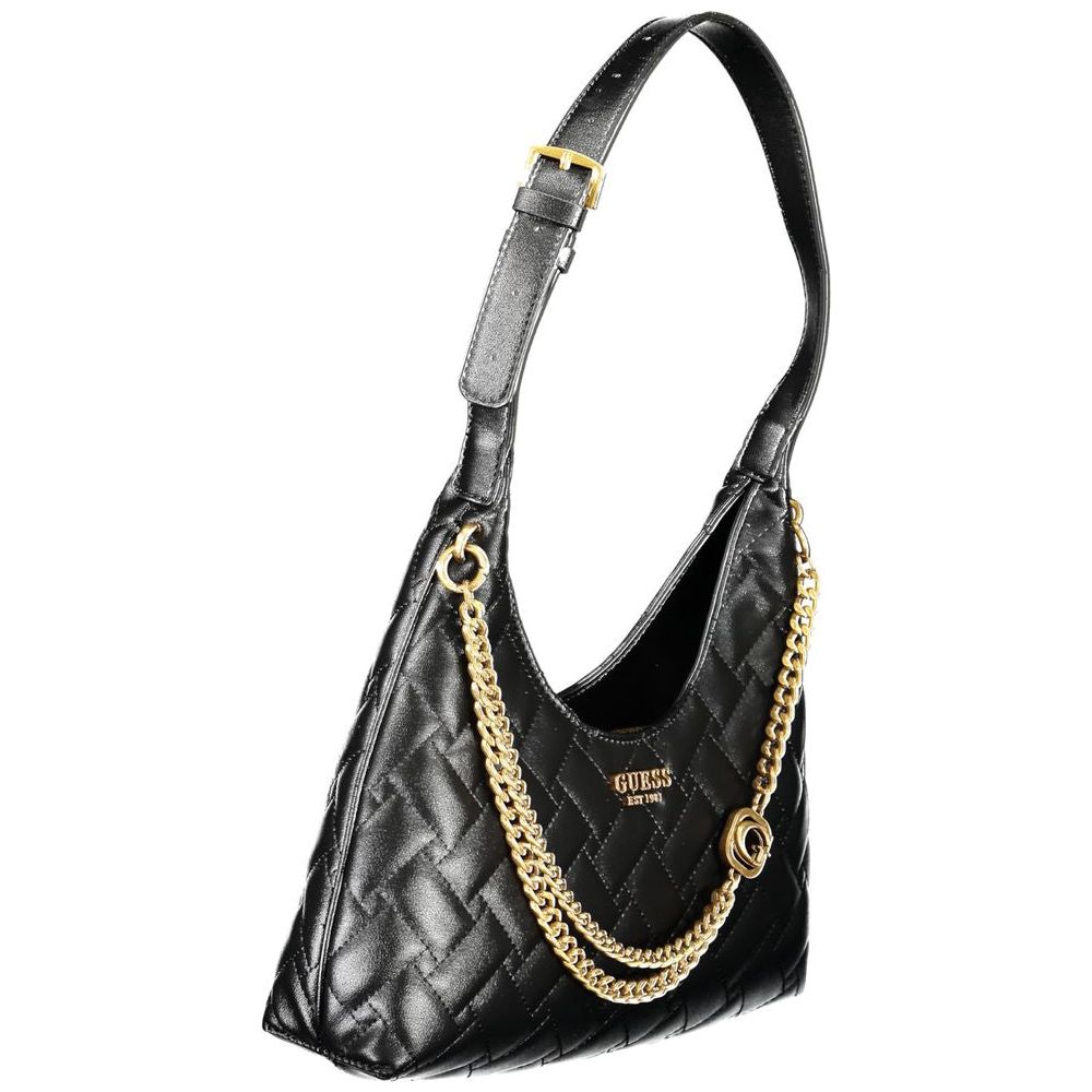 Guess Jeans Black Polyethylene Handbag Guess Jeans