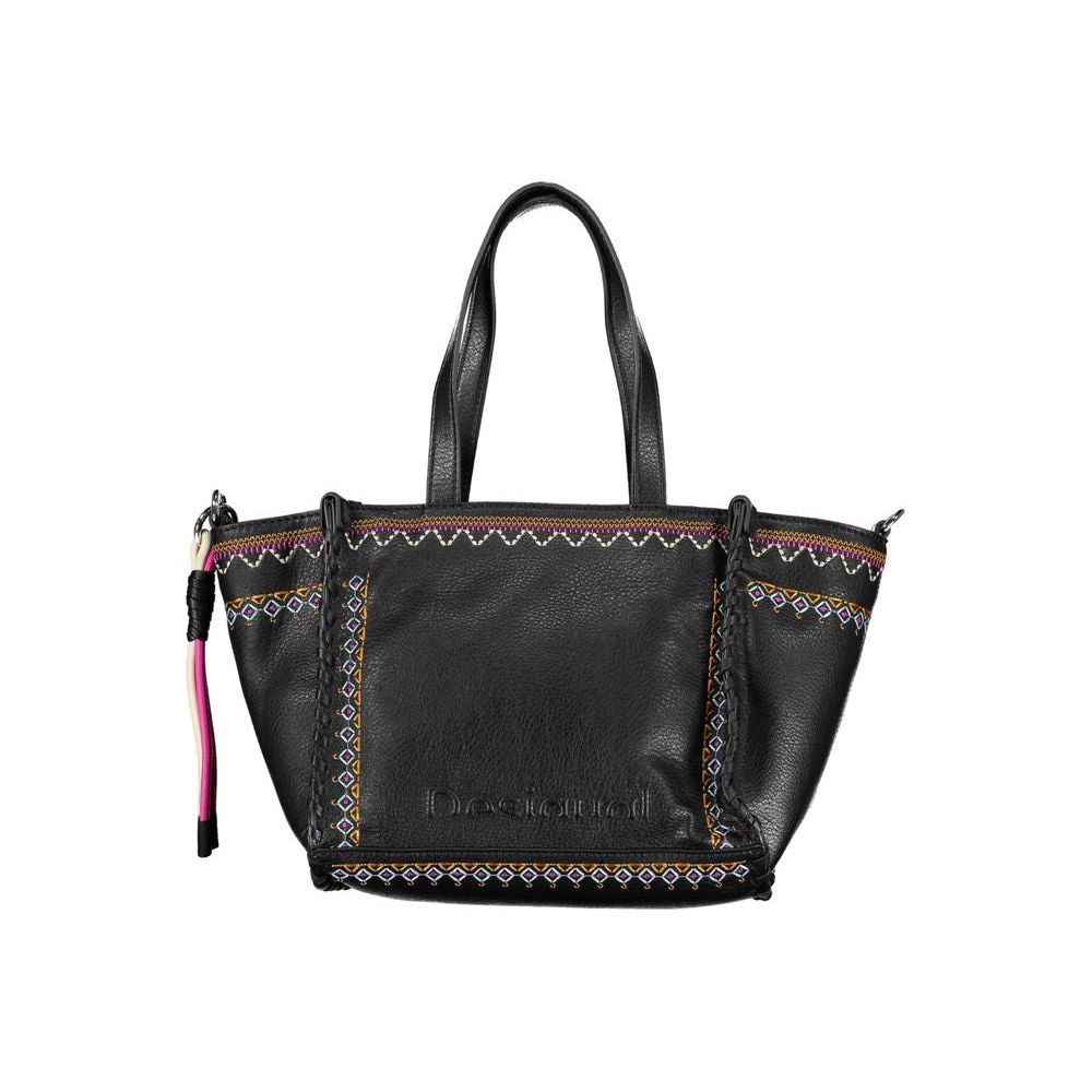 Desigual Black Polyethylene Handbag Desigual