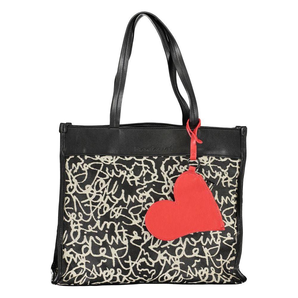 Desigual Black Polyester Handbag