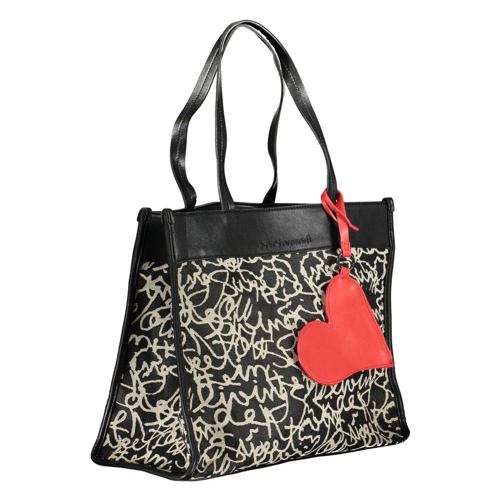 Desigual Black Polyester Handbag