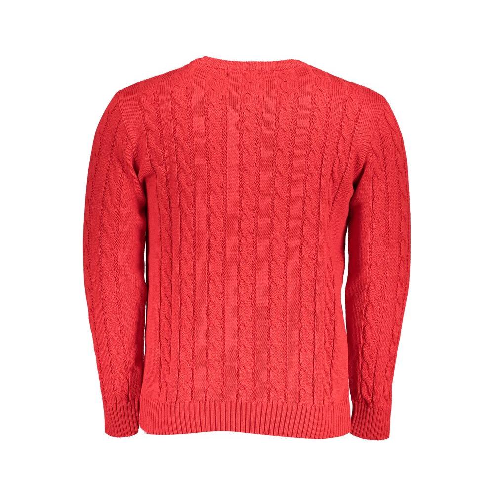 U.S. Grand Polo Red Fabric Sweater U.S. Grand Polo