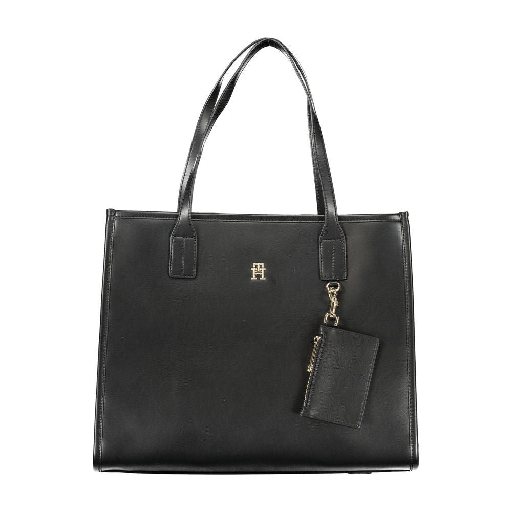 Tommy Hilfiger Black Polyethylene Handbag