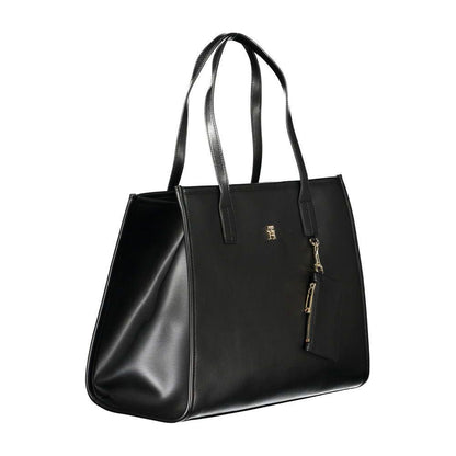 Tommy Hilfiger Black Polyethylene Handbag Tommy Hilfiger